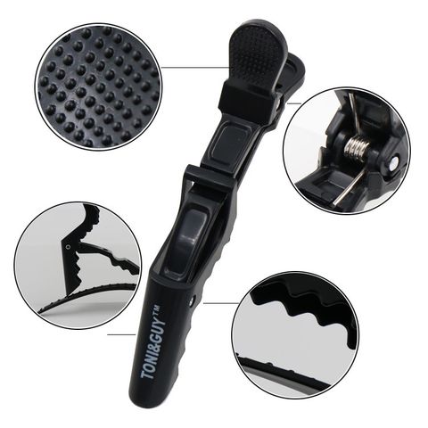 Kẹp vịt TONYGUY chia tóc mỏ vịt cá sấu bộ 6 cái màu ngẫu nhiên