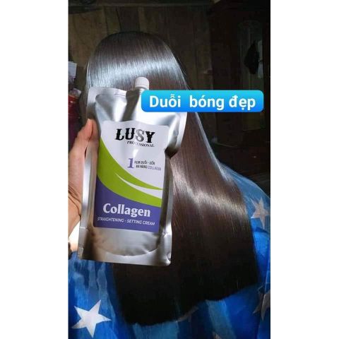 Kem Uốn Ép Tóc Lusy Siêu Bóng Siêu Xoăn 1000ml x3 - Bộ Chăm Sóc Tóc Toàn Diện