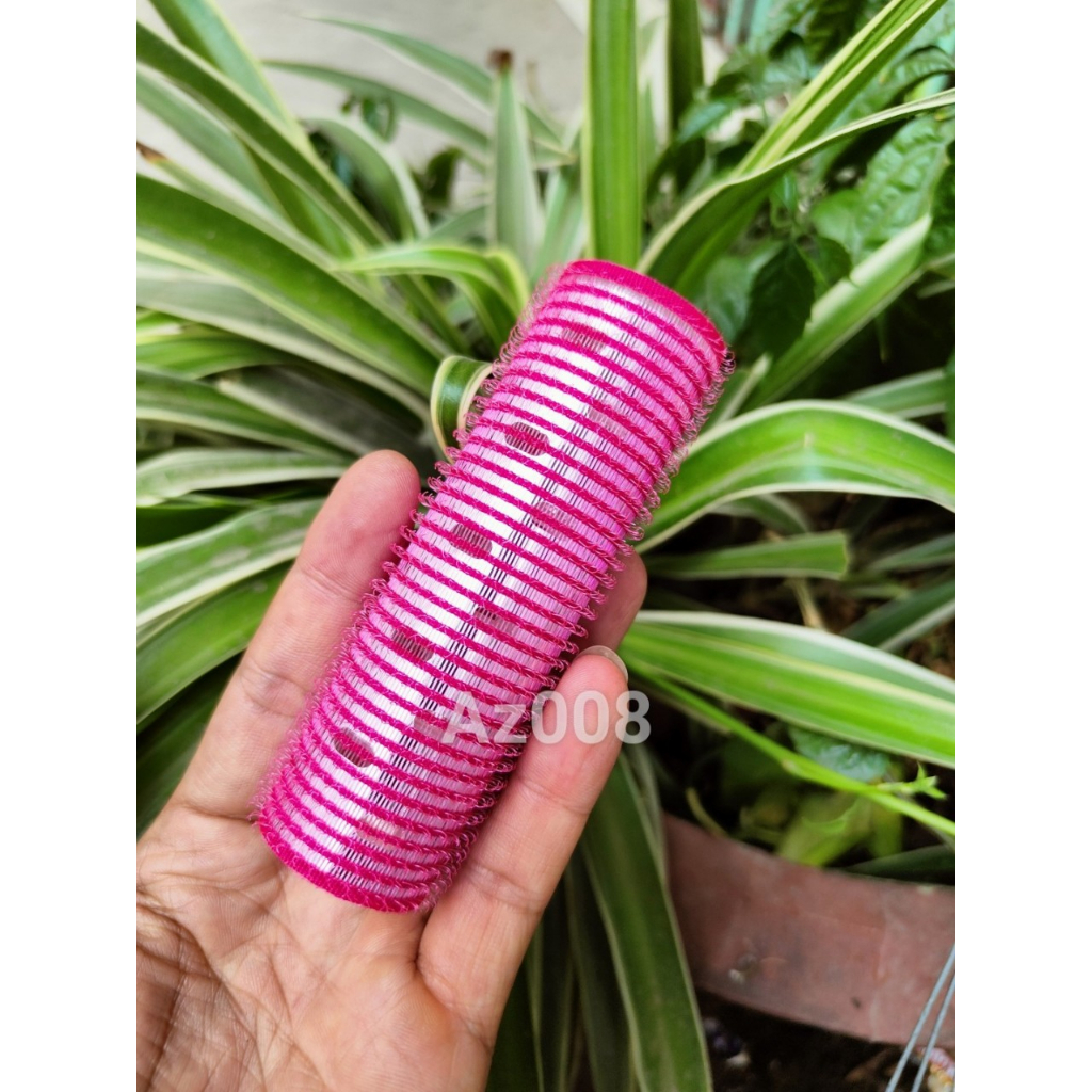 Lô cuốn tóc Hàn Quốc 10.5cm lõi nhôm tự dính uốn mái dài cỡ lớn
