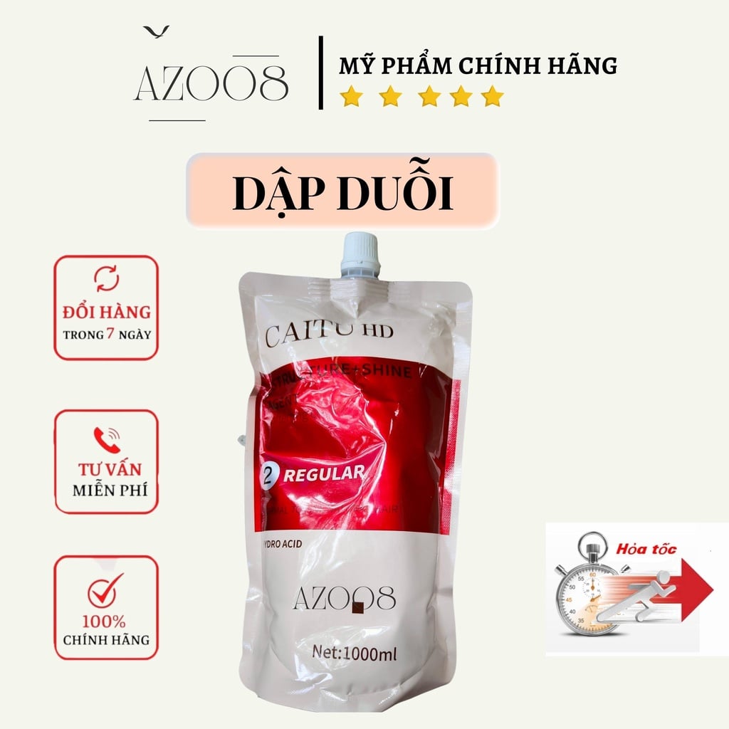 Duỗi tóc tại nhà CAITU HD Fashion & Style 1000ml x2 - Ép tóc không mùi, không mềm hóa