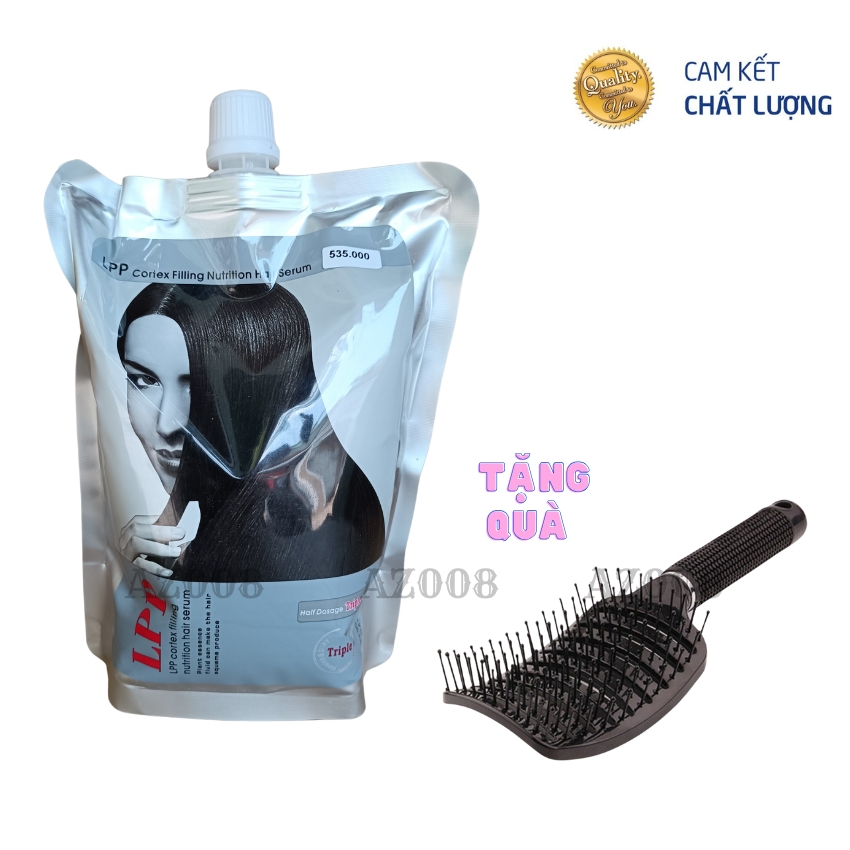 Ủ tóc collagen phục hồi tóc hư tổn LPP 900ml - Hấp dưỡng siêu mềm mượt