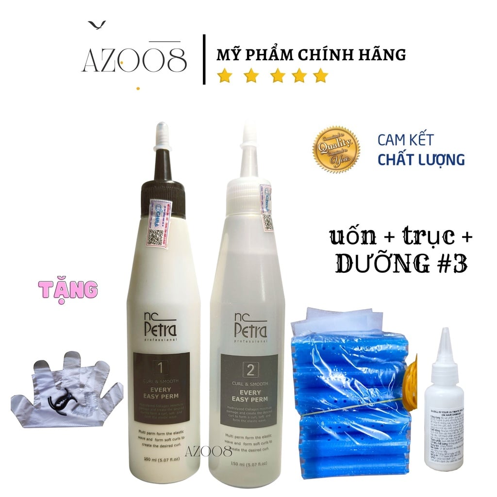 Gel Uốn Lạnh Petra Hàn Quốc 150ml - Uốn Thông Minh Sinh Học Không Mùi