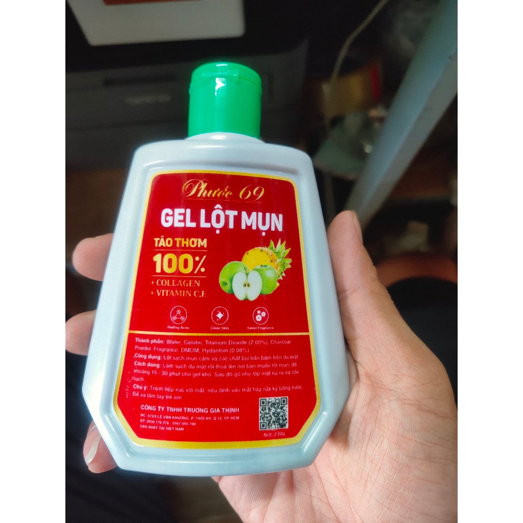 Gel Lột Mụn Đầu Đen Mũi Bùn Khoáng Phước 69 - 150ml