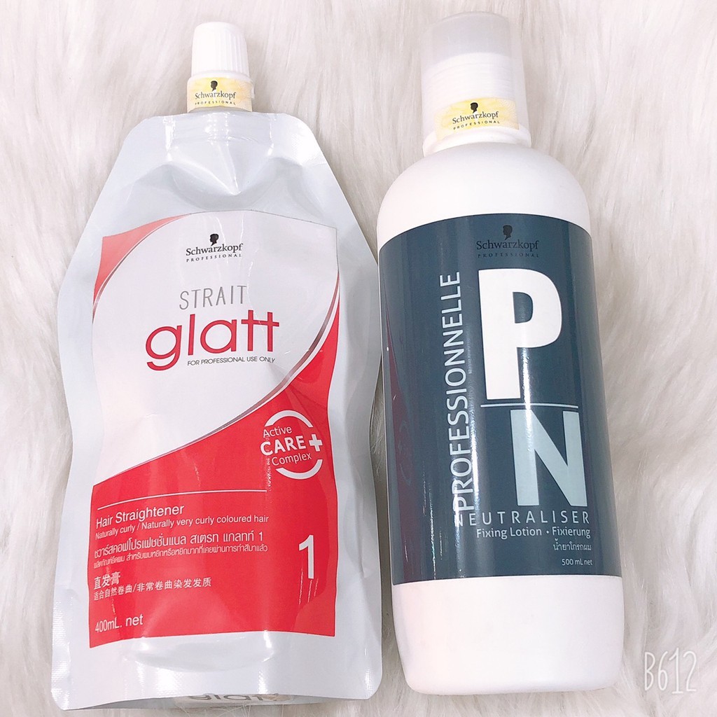 Kem Uốn Duỗi Tóc Schwarzkopf Glatt 400ml - Duỗi Thẳng Tại Nhà Không Cần Nhiệt