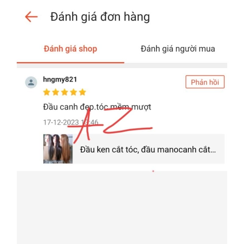 Đầu Ken Cắt Tóc, Đầu Manocanh Cắt Tóc AZ008 - Tái Chế Chất Lượng