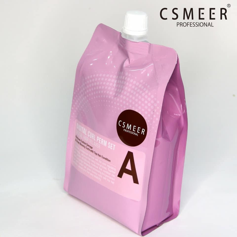 Cặp Uốn Duỗi Tóc Csmeer 1000ml - Phục Hồi Tóc Trung Bình Cao Cấp