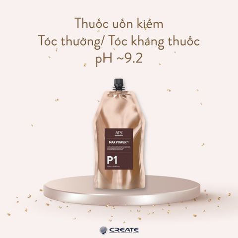 Thuốc uốn nóng ATS MAX cao cấp 500ml - Nhẹ mùi, chuẩn công ty