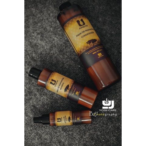 Xịt dưỡng tóc Yogi ARGAN Flat Iron Shine Spray 100ml - Phục hồi & Bóng mượt