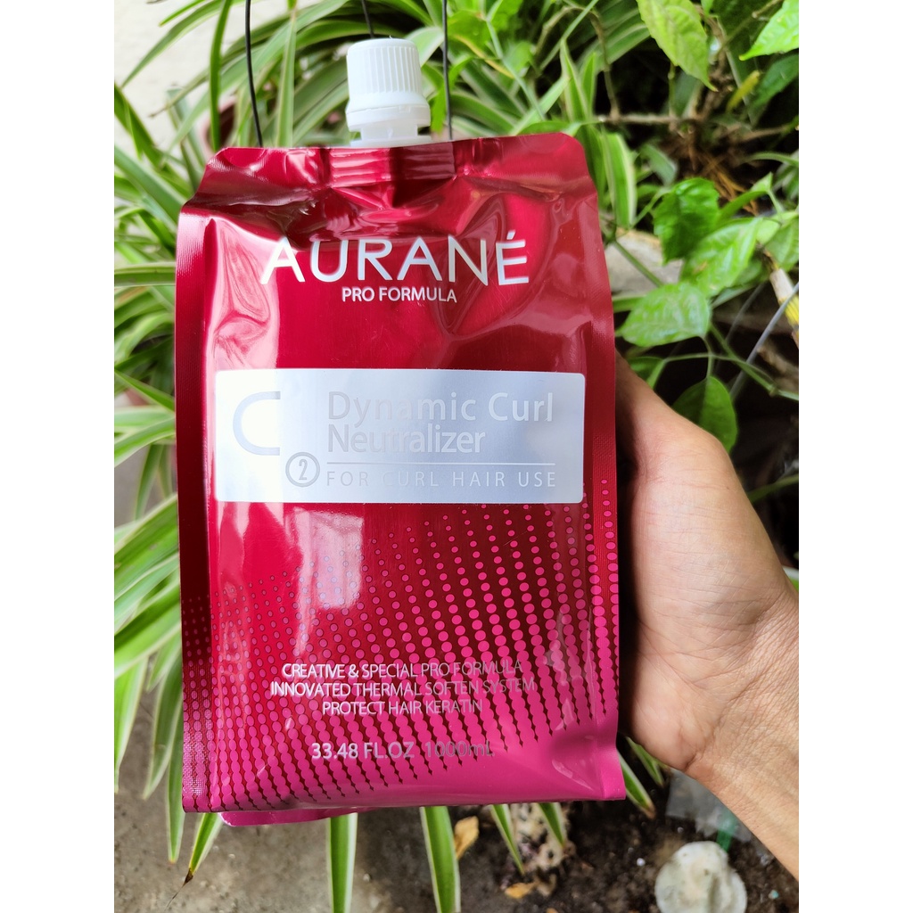 Cặp uốn tóc ép phục hồi Aurane 1000ml x 2 - Duỗi ép siêu mềm mượt
