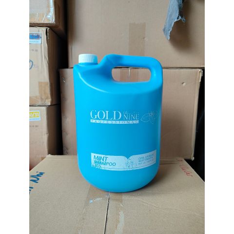 Dầu gội can Gold 4 lít chuyên dụng salon - Dưỡng ẩm protein cho tóc hóa chất