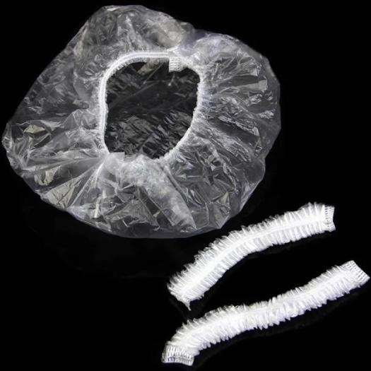 10 Nón Trùm Ủ Tóc Nilon Dùng 1 Lần - Hỗ Trợ Nhuộm và Dưỡng Tóc