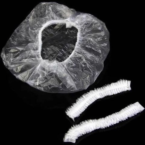10 Nón Trùm Ủ Tóc Nilon Dùng 1 Lần - Hỗ Trợ Nhuộm và Dưỡng Tóc