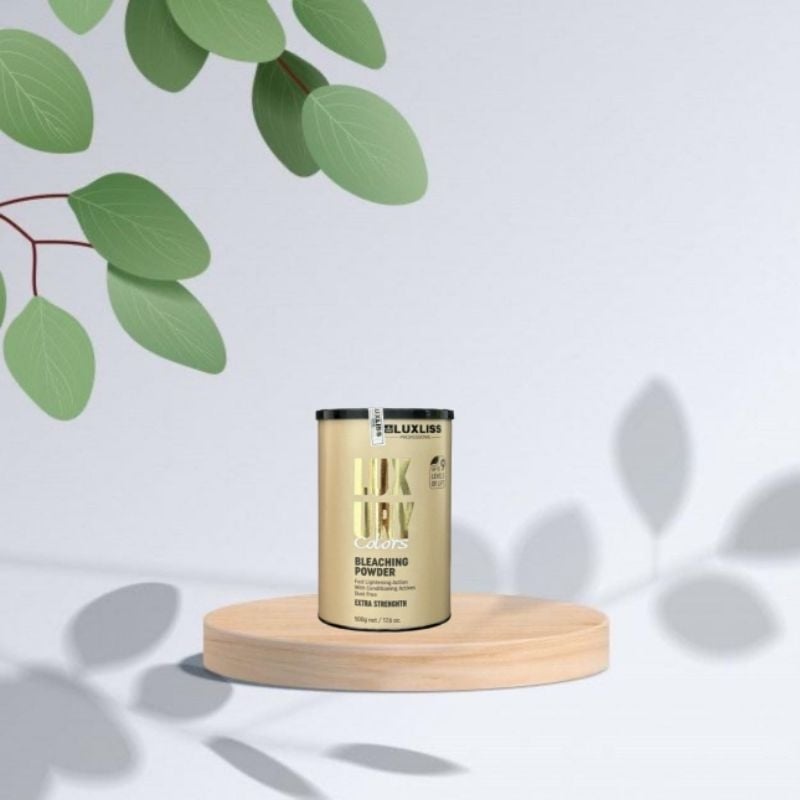 Bột tẩy tóc keratin luxury Luxliss hũ 500ml - Nâng sáng cấp độ 9