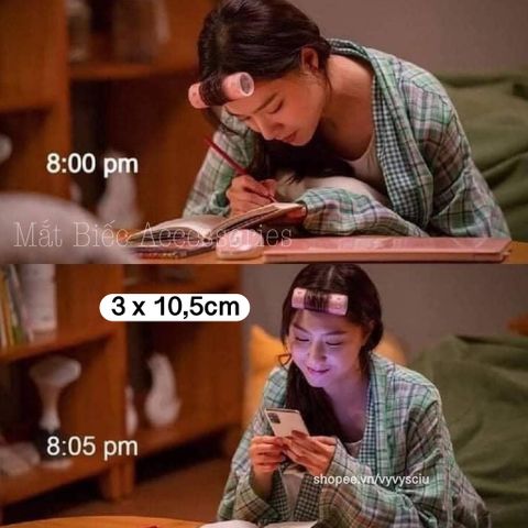 Lô cuốn tóc Hàn Quốc 10.5cm lõi nhôm tự dính uốn mái dài cỡ lớn