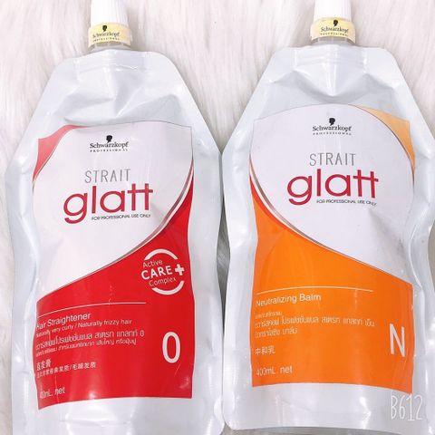 Kem Uốn Duỗi Tóc Schwarzkopf Glatt 400ml - Duỗi Thẳng Tại Nhà Không Cần Nhiệt