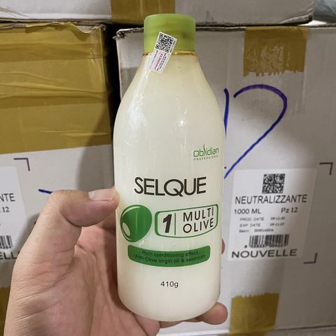 Thuốc Uốn Lạnh Selque Obsidian Olive 410ml/530ml - Uốn Tóc Tại Nhà