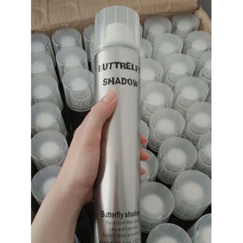 Keo Xịt Giữ Nếp Tóc Cao Cấp Butterfly 600ml - Gôm Xịt Tóc Bạc