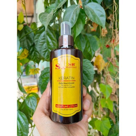 Xịt Dưỡng Tóc Keratin SA.SB Hương Nước Hoa 250ml - Mềm Mượt, Phục Hồi Tóc Khô Xơ