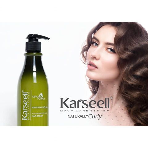 Gel Giữ Nếp Tóc Uốn Karseell Naturally Curly Styling Protective Hair Cream 500ml AZ008