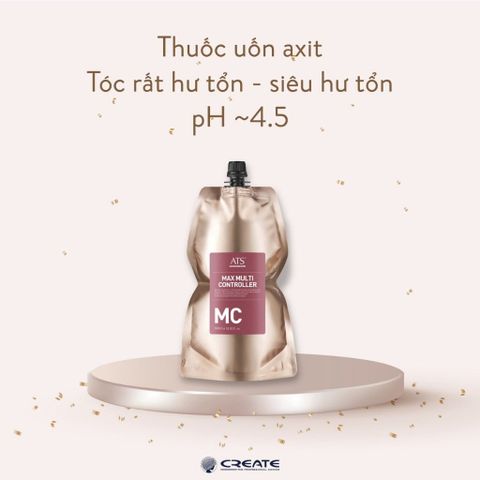 Thuốc uốn nóng ATS MAX cao cấp 500ml - Nhẹ mùi, chuẩn công ty