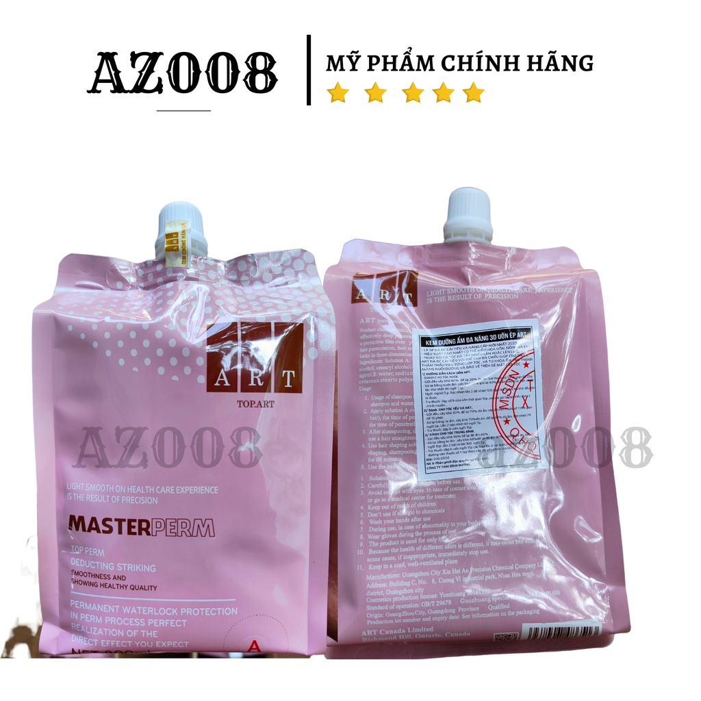 Kem Uốn Ép Đa Năng Top ART Master Perm 800ml x3 - Combo Chuyên Nghiệp