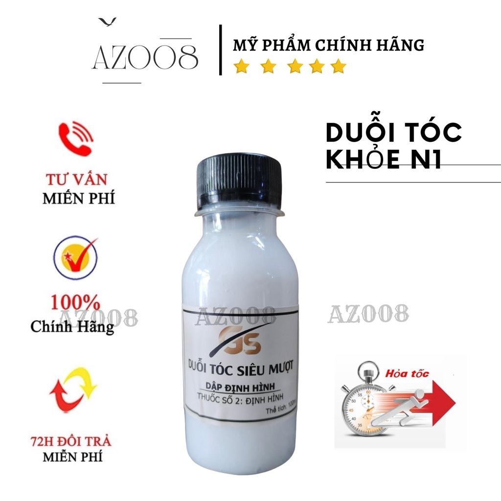 Thuốc ép tóc tại nhà thảo dược, thuốc duỗi tóc tại nhà keratin phục hồi tóc Size nhỏ 200ml AZ008