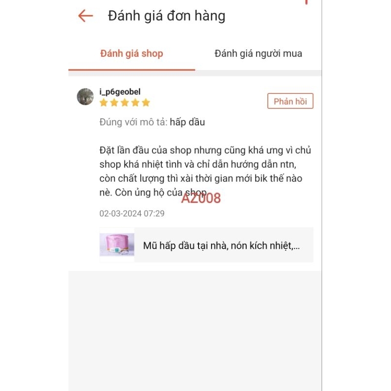 Mũ hấp dầu tại nhà, nón kích nhiệt, mũ hấp tóc (hàng chuẩn) AZ008