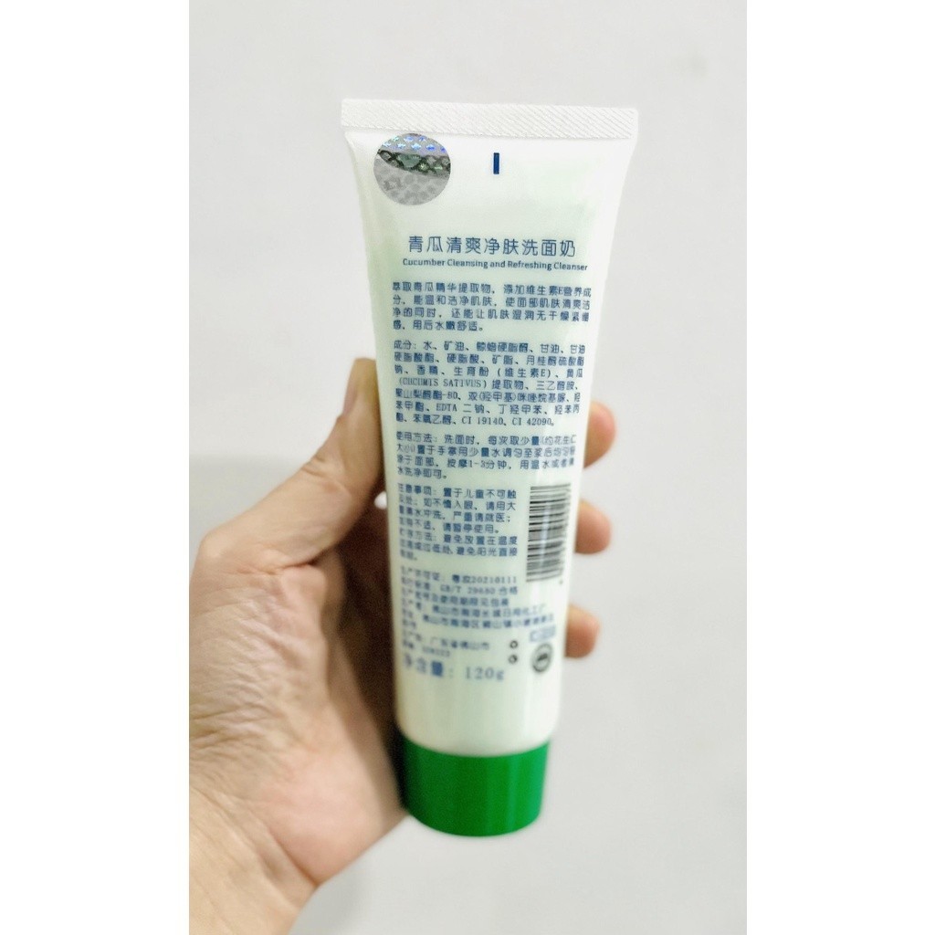 Tuýp sữa rửa mặt Lyolan 120g - Loại mới sẽ có hạt ít hơn  AZ008