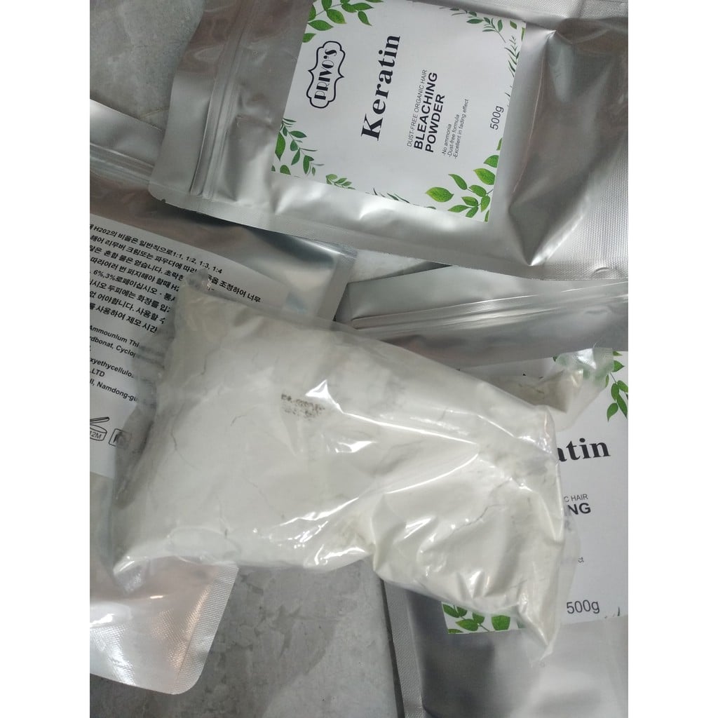 Bột Tẩy Tóc Keratin Prevos Siêu Mịn 100-500g Hàn Quốc Chống Xót