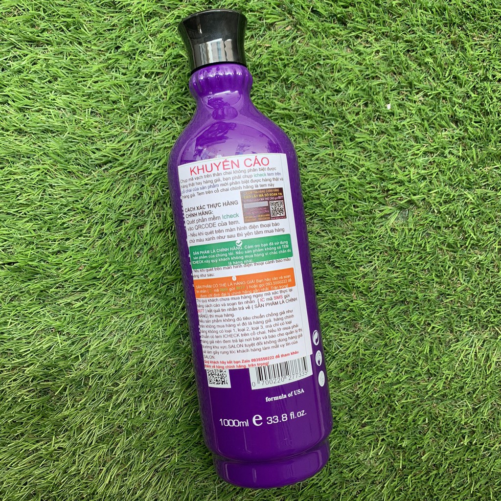 Keratin Complex Nano Smoothing Treatment phục hồi làm thẳng tóc 1000ml ( New 2019)