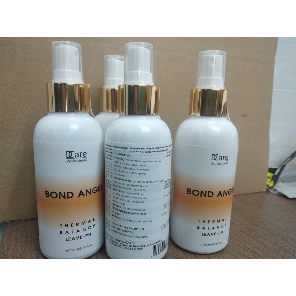 Xịt Dưỡng Tóc Dcare Bond Angel Korea 200ml - Phục Hồi Tóc Khô Hư Tổn + Tặng Mặt Nạ