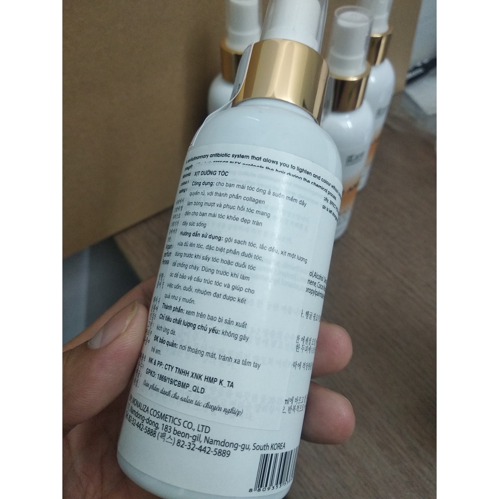 Xịt Dưỡng Tóc Dcare Bond Angel Korea 200ml - Phục Hồi Tóc Khô Hư Tổn + Tặng Mặt Nạ