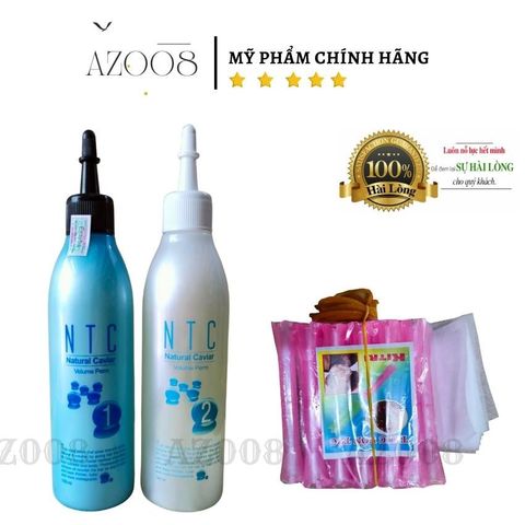 Thuốc uốn lạnh ERAYBA NTC chính hãng 180ml x2 - Uốn tóc tại nhà, tặng kẹp