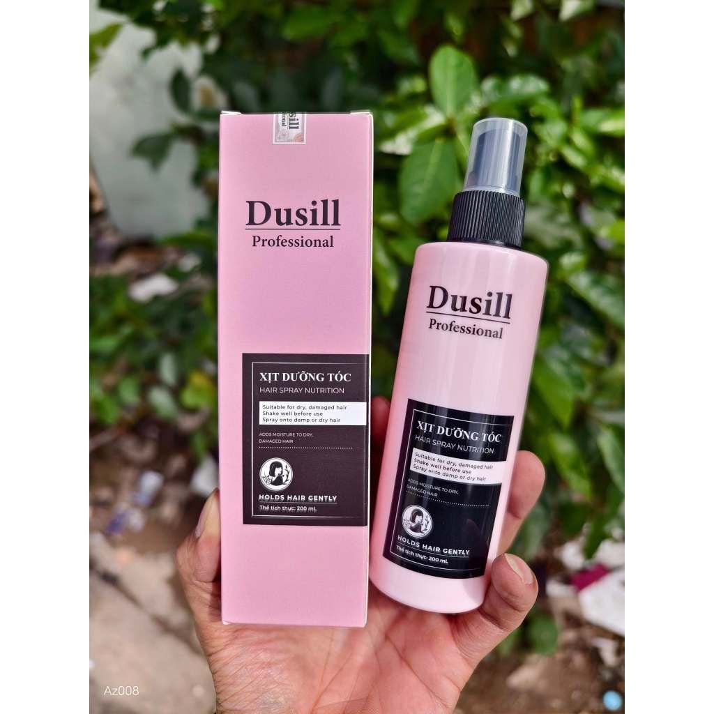 Xịt Dưỡng Tóc Vitamin Hương Hoa Hồng Dusill 200ml - Chăm Sóc Tóc Hư Tổn