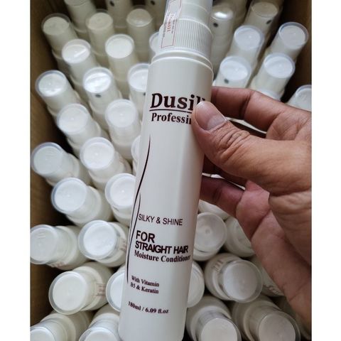 Xịt Dưỡng Tóc Vitamin Dusill 200ml - Hương Ngọt dễ chịu - Công Thức 8 Trong 1 Chăm Sóc Tóc Hư Tổn