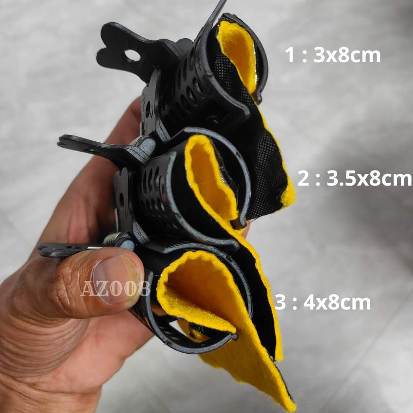 Kẹp bông trục cách nhiệt uốn nóng setting kỹ thuật số AZ008 - Chống ngấn