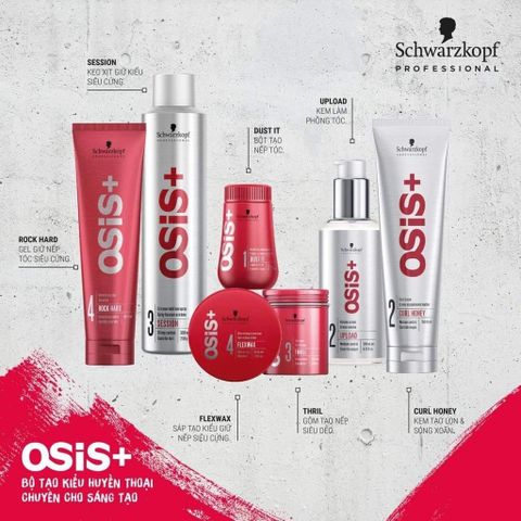 Gum tạo kiểu giữ nếp tóc cứng Osis Thrill 100ml - Nhập Đức chính hãng