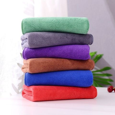 Combo 5 Khăn Gội Đầu Microfiber 35x75cm Siêu Mềm Mịn Thấm Hút Không Đổ Lông