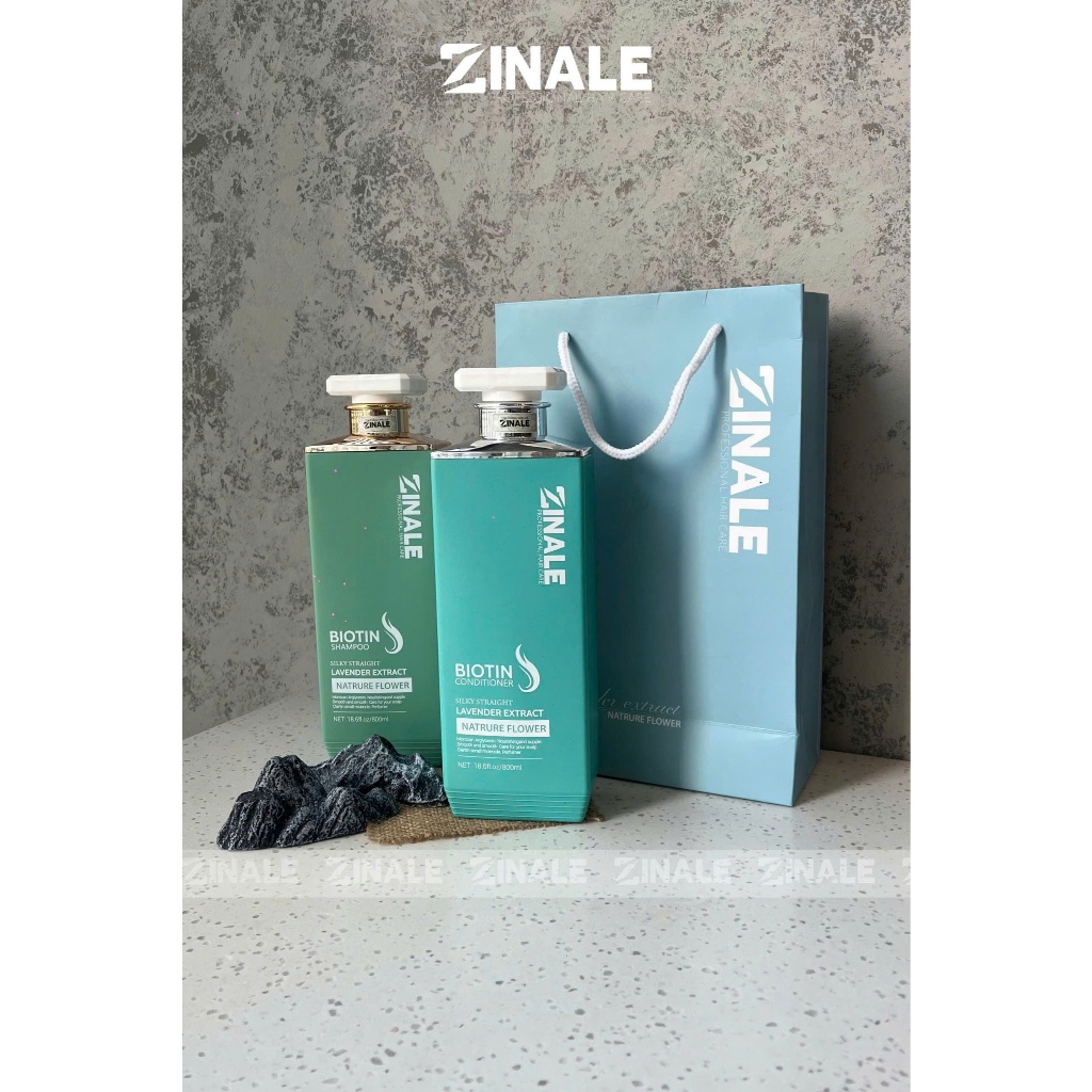 Dầu Gội Xả ZINALE Collagen Mềm Mượt Giảm Gãy Rụng 1000ml x2
