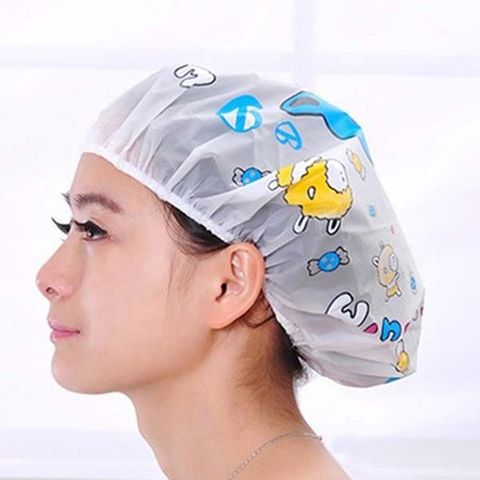 Nón Trùm Ủ Tóc Hấp Dầu Tắm AZ008 - Màu Ngẫu Nhiên