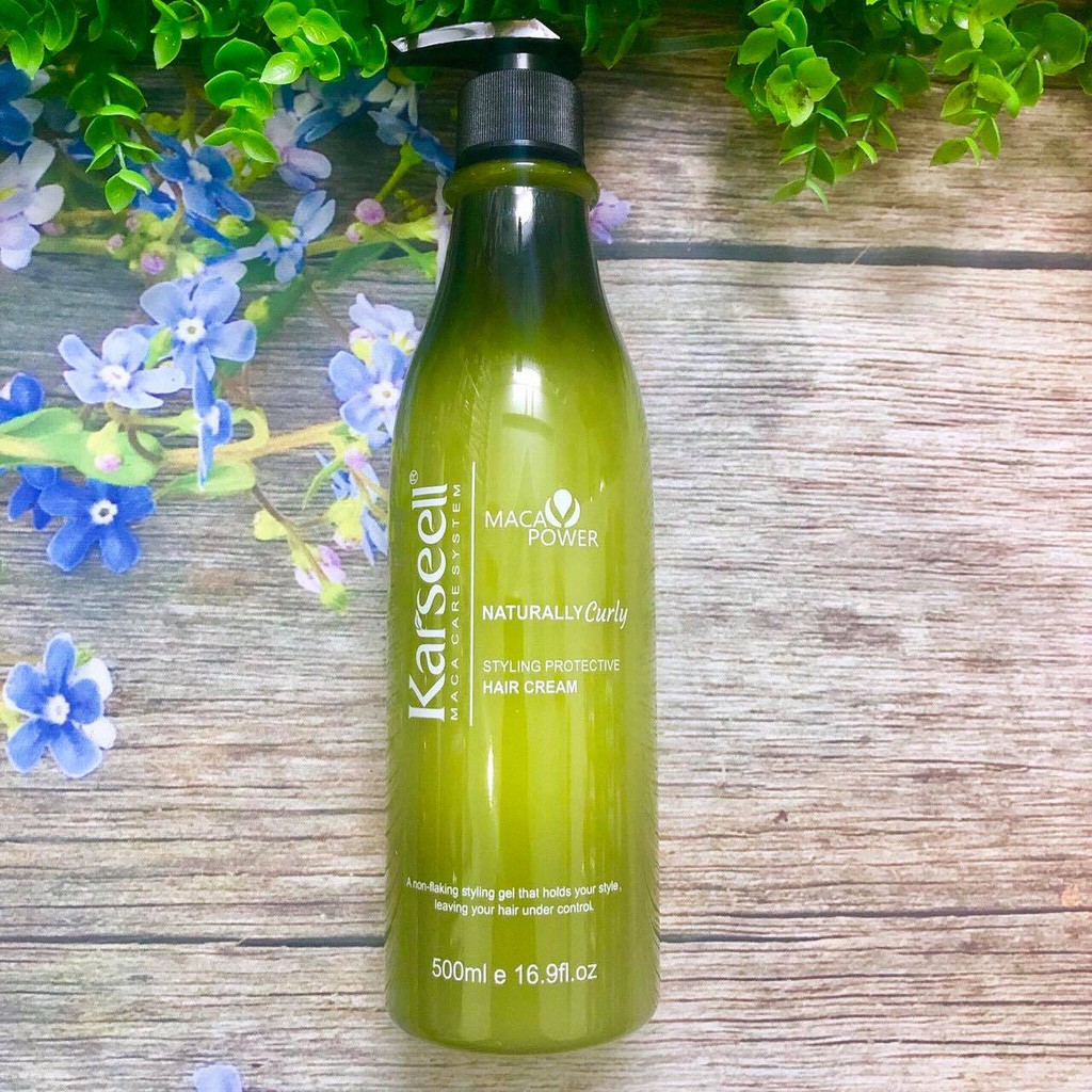 Gel Giữ Nếp Tóc Uốn Karseell Naturally Curly Styling Protective Hair Cream 500ml AZ008