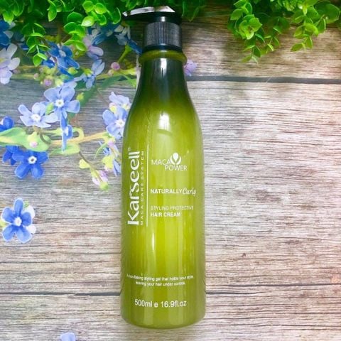 Gel Giữ Nếp Tóc Uốn Karseell Naturally Curly Styling Protective Hair Cream 500ml AZ008
