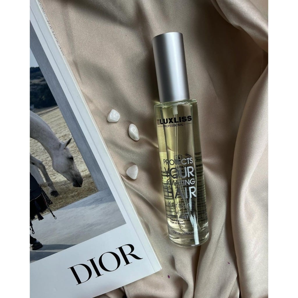 Xịt dưỡng keratin Luxliss 180ml - Phục hồi tóc hư tổn, bảo vệ nhiệt