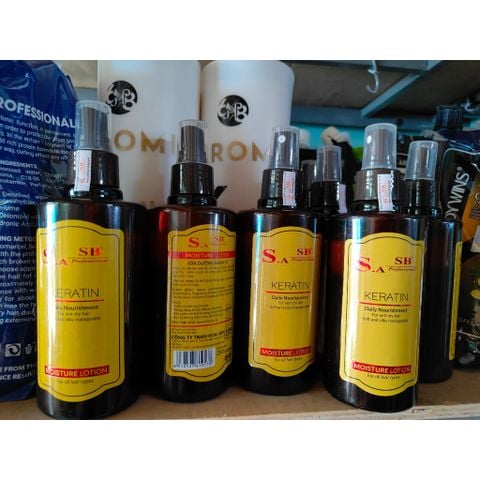 Xịt Dưỡng Tóc Keratin SA.SB Hương Nước Hoa 250ml - Mềm Mượt, Phục Hồi Tóc Khô Xơ
