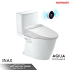  Bàn Cầu 2 Khối Xả Cảm Ứng ACT-602+CW-H20VN Nắp Rửa Điện Tử 