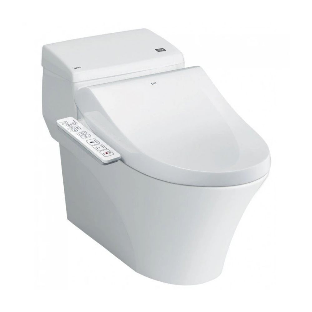  Bàn Cầu Một Khối Kèm Nắp Rửa Điện Tử AC-1017R+CW-H17VN 