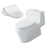  Bàn Cầu Một Khối Kèm Nắp Rửa Điện Tử AC-1035+CW-H17VN 