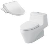  Bàn Cầu Một Khối Kèm Nắp Rửa Điện Tử AC-1035+CW-H18VN 