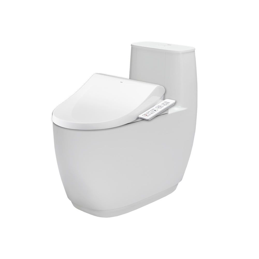  Bàn Cầu Một Khối Kèm Nắp Rửa Điện Tử AC-1052+CW-H17VN 