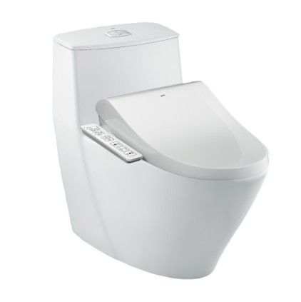  Bàn Cầu Một Khối Kèm Nắp Rửa Điện Tử AC-919R+CW-H17VN 